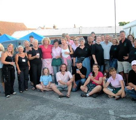The event team at the end of the last day of the 2006 Festival