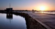 10 The Mill pond wall at Sunrise