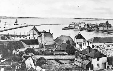 Aerial view of the Harbour c1925