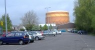 47 Emsworth's Gasometer from Palmers Rd car park 2006 demolished in 2016