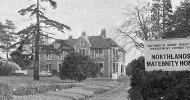 54 Northlands Maternity Home pre 1960 Demolished in 1982 to accommodate the new bridge for the A27