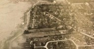 75 Oblique aerial view along the shore to beyond Maisemore Gardens (Photo Emsworth Museum)
